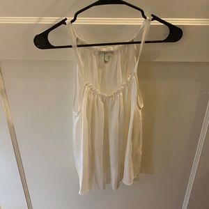 White Joie flowy silk top